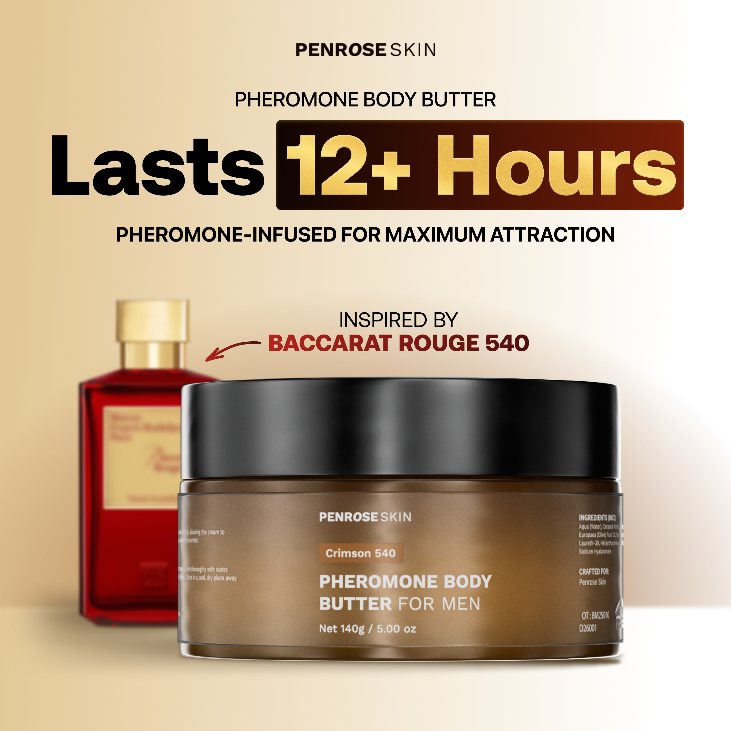 Crimson 540 pheromone body butter